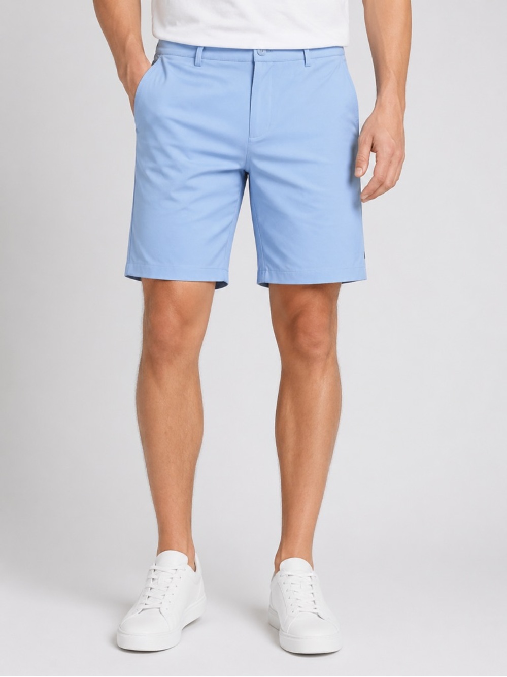 GRAHAM LUXE Men’s Powder Blue Wren Golf Shorts |‎ NEW!!